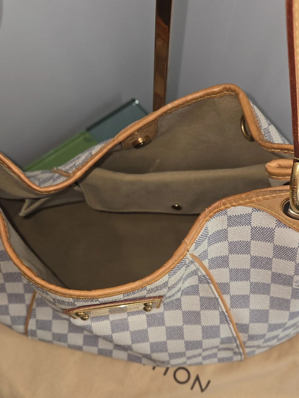 Louis Vuitton Damier Azur Galleria PM  and Dustbag